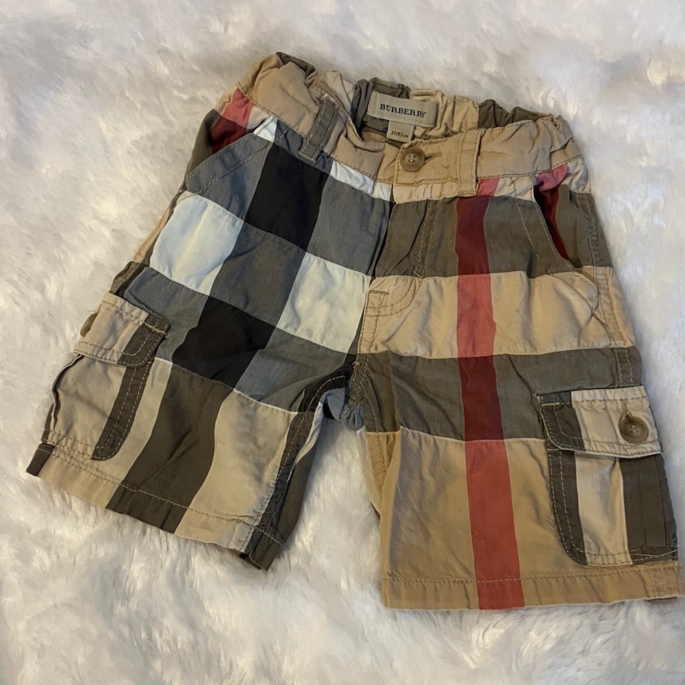 Burberry Kids Multicolor Check Shorts